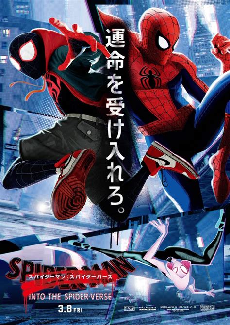 Spidermanintothespiderverseinternational Poster 3