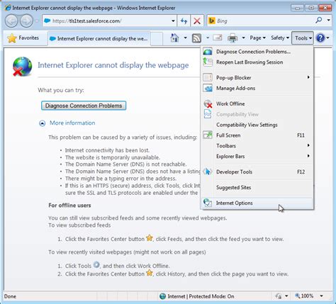 Enabling Tls 11 And Tls 12 In Internet Explorer