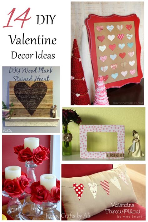 Home decor valentine gifts that are sustainable & can be used in your home all year round. 14 DIY Valentine Decor Ideas - Home Crafts by Ali