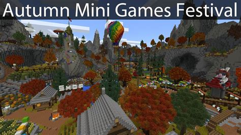 Minecraft Autumn Mini Games Festival Gameplay Review Youtube