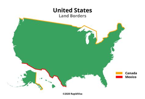 What Two Countries Border The United States