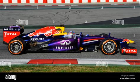 Sebastian Vettel Ger Red Bull Racing Rb During Formula One Tests On