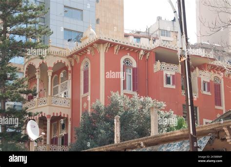 Traditional Building Beirut Lebanon Middle East Stock Photo Alamy