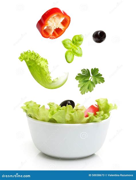 Vegetable Salad In Bowl Stock Image Image Of Onion Food 50038673
