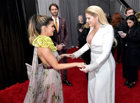 Meghan Trainor And Maren Morris From Grammys 2019 Candid Moments E News