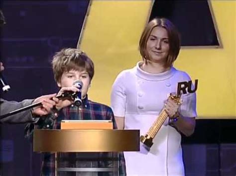 Тина Канделаки и ее сын Лео на вручении премии Рунет YouTube