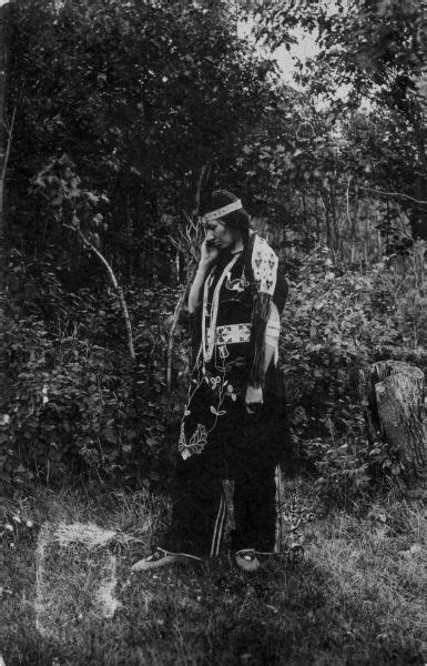 chippewa ojibwa woman photograph wisconsin historical society native american