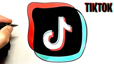 How To Draw A Cute Tik Tok Logo Learn Drawing Images And Photos Finder