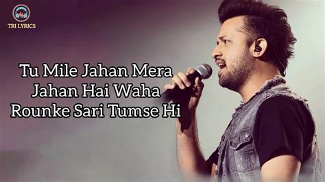 Piya O Re Piya Lyrics Atif Aslam Shreya Ghoshal Tri Lyrics Youtube