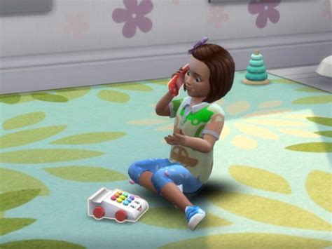 Functional Toddler Play Telephone By Pandasamacc At Tsr Lana Cc Finds