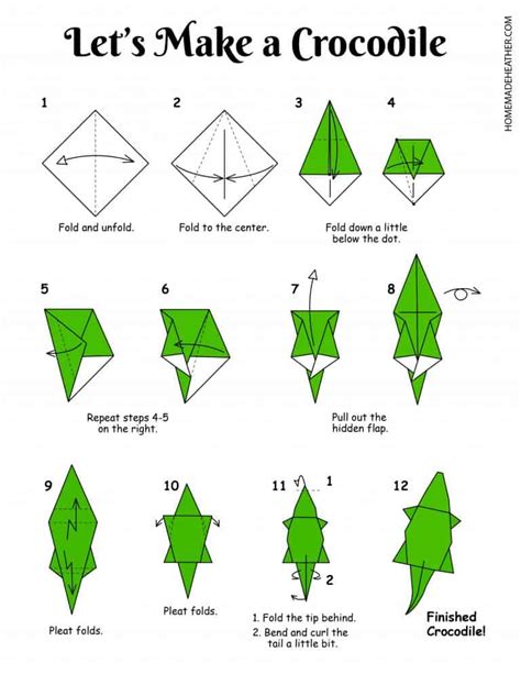 Free Origami Animal Printable Designs Homemade Heather