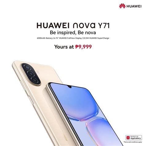 Big Screens And Batts Huawei Nova Y71 And Y91 Launches In Philippines