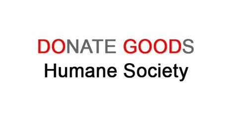 Donate Goods Humane Society