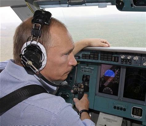 Co Pilot Putin Helps Put Out Russias Raging Wildfires As Cameras Roll