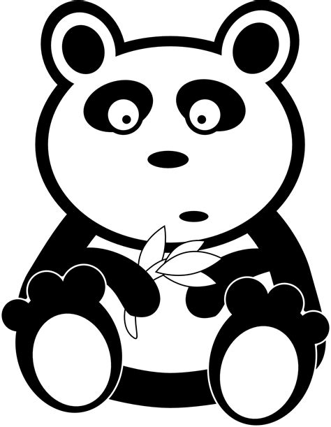 Bear Clipart Black And White Clipart Panda Free