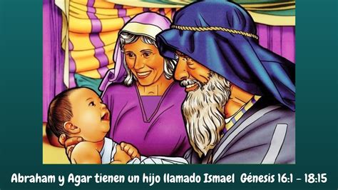 Abraham y Agar tienen un hijo llamado Ismael Génesis 16 1 18 15