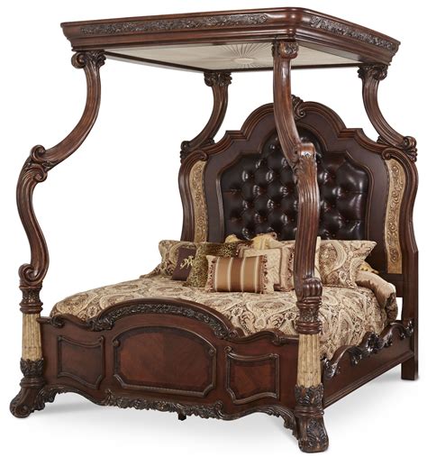 Victoria Palace Canopy Bedroom Set From Aico 61000ekbed4 29 Coleman