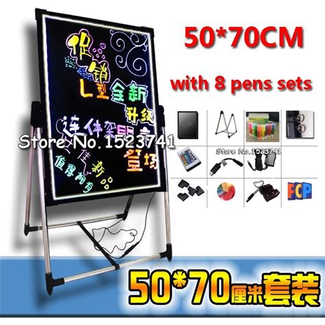 50x70cm 20x28 Led Fluorescent Screen Plate Advertising Writing