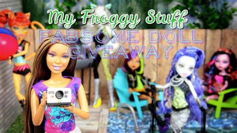 My froggy stuff on instagram: My Froggy Stuff Fabsome Summer Doll Giveaway - YouTube