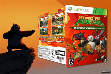 Kung Fu Panda Showdown Of Legendary Legends Xbox 360 Box Art Cover By