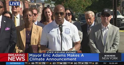 Mayor Adams Marks 1 Year Since Ida Cbs New York