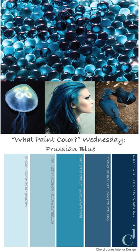 What Paint Color Wednesday Prussian Blue Cheryl Jones Interior