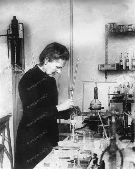 Nobel Prize Winner Marie Curie Vintage 8x10 Reprint Of Old Photo In