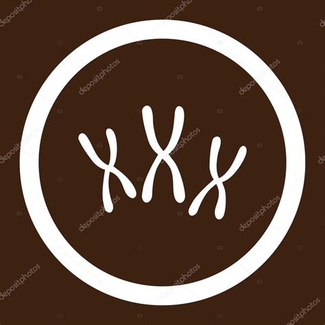 Ícone de vetor arredondados de cromossomos — vetor de stock © ahasoft 89794534