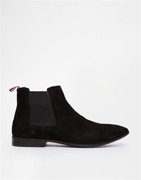 2020 popular 1 trends in shoes, sports & entertainment with chelsea boots men black and 1. Asos Chelsea Boots In Suede in Black for Men | Lyst