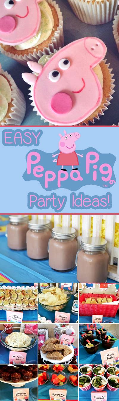 Peppa Pig Birthday Food Ideas