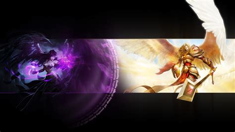 Kayle And Morgana By Pheonix Vii Hd Wallpaper Fan Art Sexy League Of