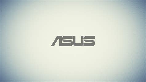 Asus Logo Digital Art Grey Monochrome Hd Wallpaper