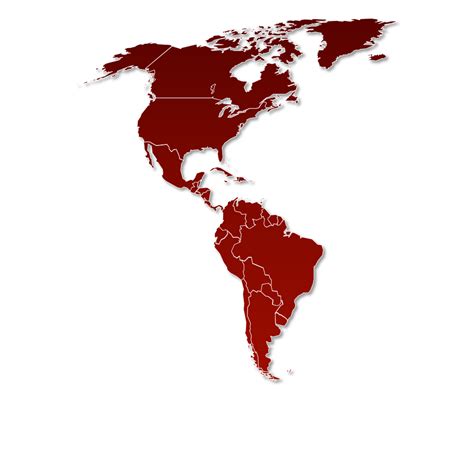 Powerpoint Map Template Of North And South America Youpresent