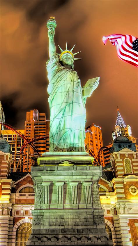 Las Vegas Liberty Wallpaper For Iphone X 8 7 6 Free