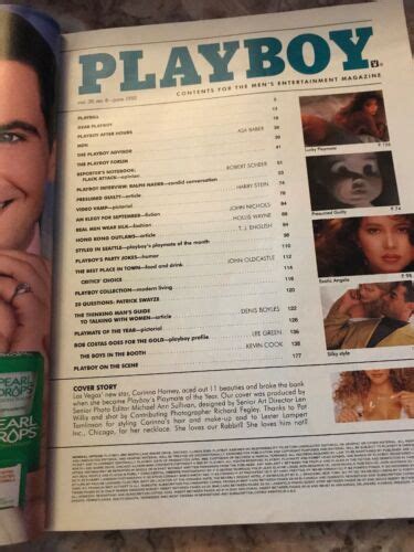 June Playbabe Magazine Corinna Harney Angela Melini EBay