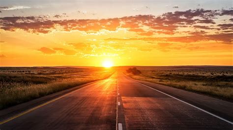 Nature Road Sunset Wallpapers Wallpaper Cave