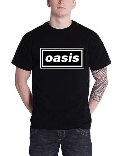 Buy Oasis T Shirt Band Logo Definitely Maybe Album Official Mens New