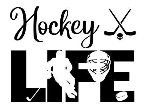 Free Hockey Life Svg File The Crafty Crafter Club
