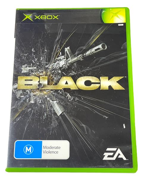 Black Xbox Original Pal Complete Preowned