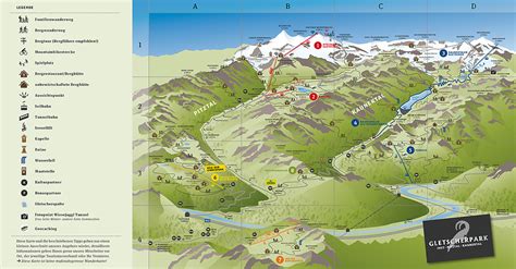 Bergfex Panoramic Map Pitztaler Gletscher Bergbahnen Rifflsee Map