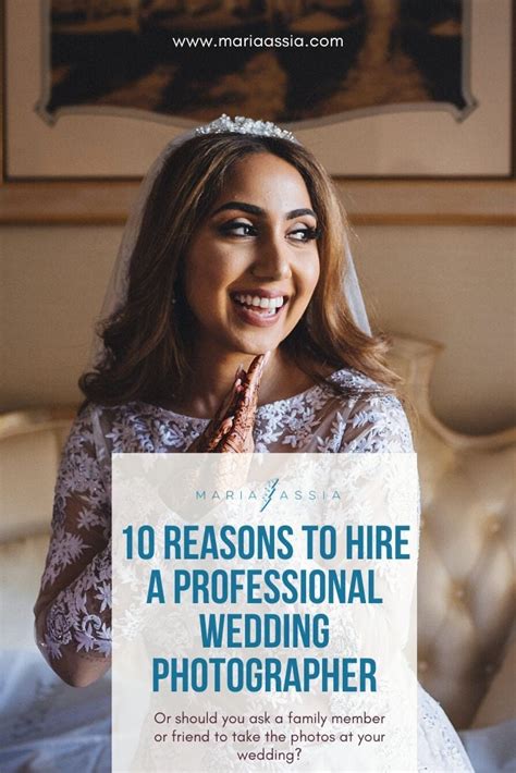 10 Reasons To Hire A Professional Wedding Photographer