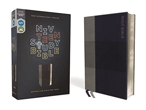 Niv Teen Study Bible Blue Leathersoft