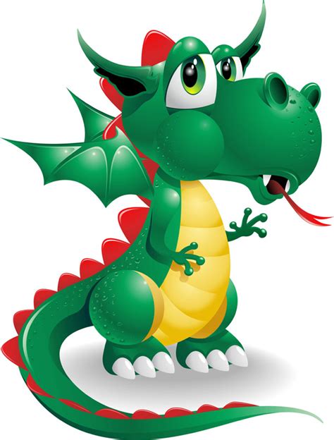 Baby Dragon Cartoon Image Of Vector Graphics Vector Cartoon Clipart