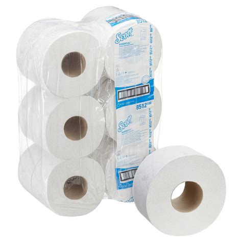Scott® Essential™ Jumbo Toilet Roll 8512 Jumbo Roll Toilet Tissue 12 Rolls X 526 2 Ply