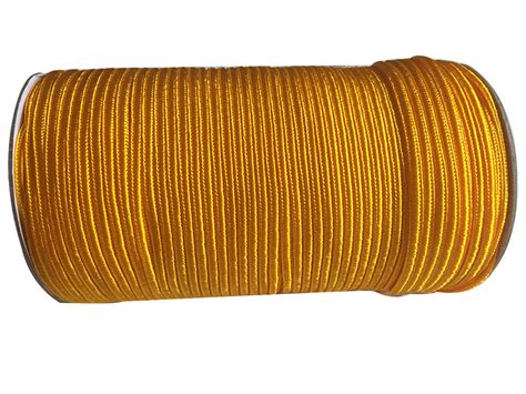 4mm Golden Yellow Best Flat Line Nylon Cordjewelry Accessories Thread