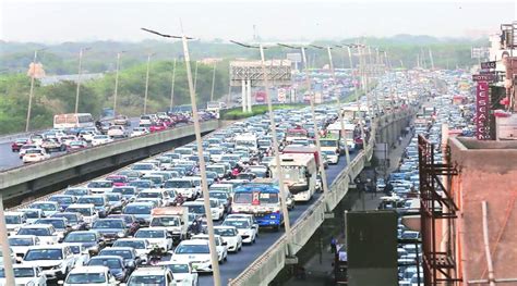 Nightmare Highway 48 Traffic At Standstill Between Delhi And Gurgaon
