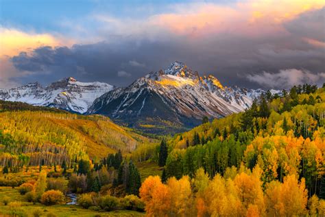 Mount Sneffels Colorado Fall Color Fine Art Photo Print Joseph C Filer