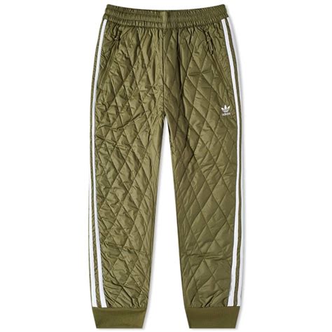 Adidas Quilted Track Pant Focus Olive End