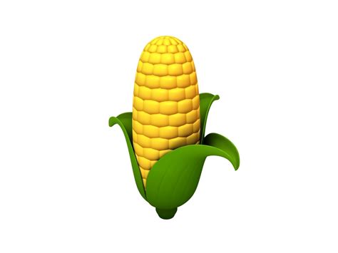 Cartoon Corn 3d Model Cgtrader