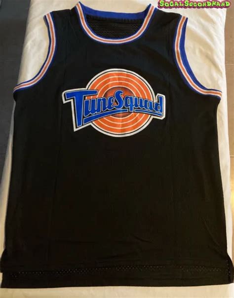 Space Jam Tune Squad Bugs Bunny Basketball Jersey Mens Large Black